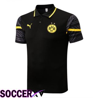 Borussia Dortmund Polo Jersey Black 2022/2023