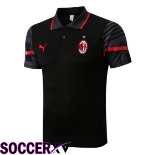 AC Milan Polo Jersey Black 2022/2023