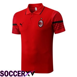 AC Milan Polo Jersey Red 2022/2023