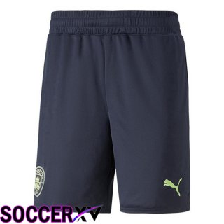 Manchester City Soccer Shorts Third Green Black 2022/2023