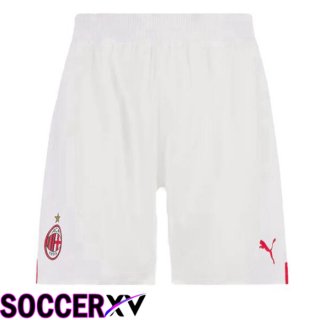 AC Milan Soccer Shorts Away White 2022/2023