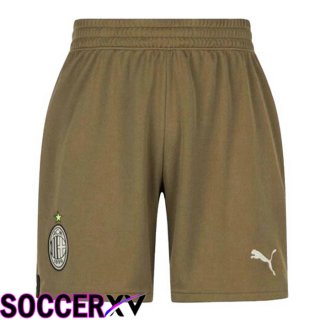 AC Milan Soccer Shorts Third Brown 2022/2023