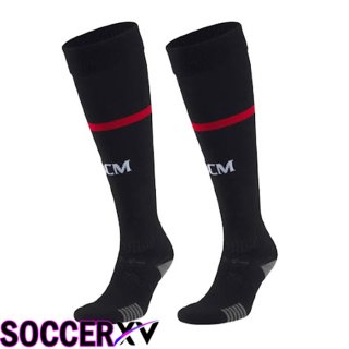 AC Milan Soccer Socks Home Red 2022/2023