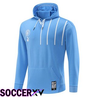 Manchester City Training Sweatshirt Hoodie Blue 2022/2023