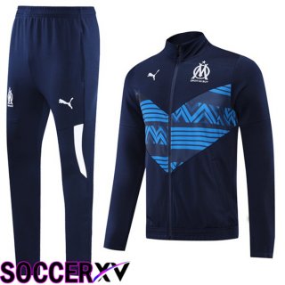 Olympique MarseilleTraining Jacket Suit Blue 2022/2023