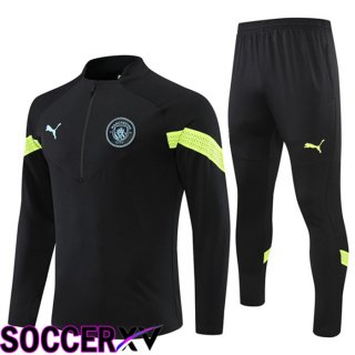 Manchester City Training Jacket Suit Black 2022/2023