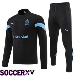 Olympique MarseilleTraining Jacket Suit Black 2022/2023