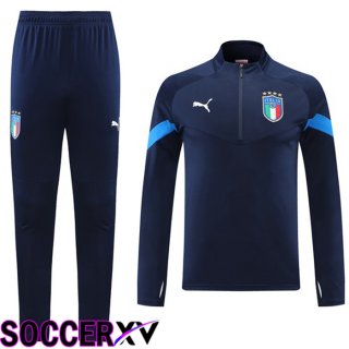 Italy Training Jacket Suit Blue 2022/2023