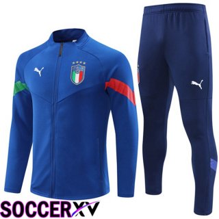 Italy Training Jacket Suit Blue 2022/2023