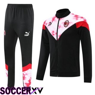 AC Milan Training Tracksuit Windbreaker Black Red 2022/2023