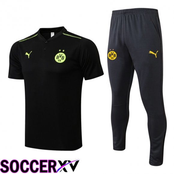 Borussia Dortmund Training T Jersey + Pants Black 2022/2023