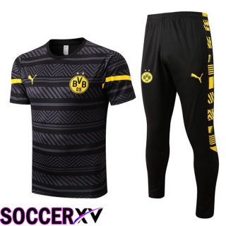 Borussia Dortmund Training T Jersey + Pants Grey 2022/2023