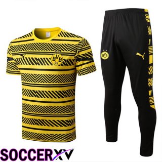 Borussia Dortmund Training T Jersey + Pants Yellow 2022/2023