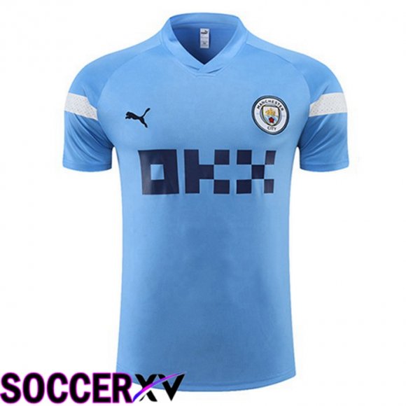 Manchester City Training T Jersey Blue 2022/2023