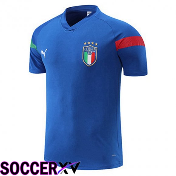 Italy Training T Jersey Blue 2022/2023