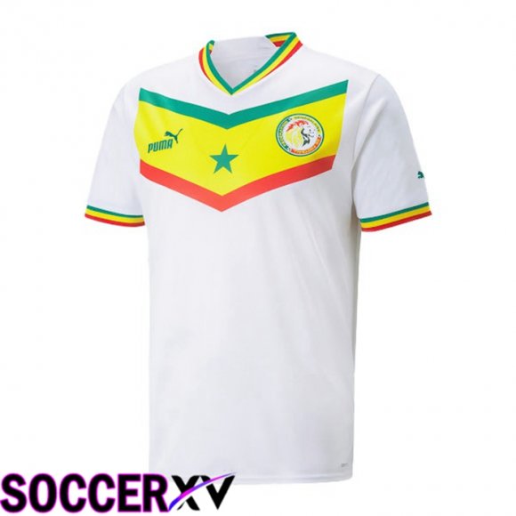 Senegal Home Jersey White World Cup 2022