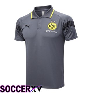 Borussia Dortmund Soccer Polo Grey 2023/2024