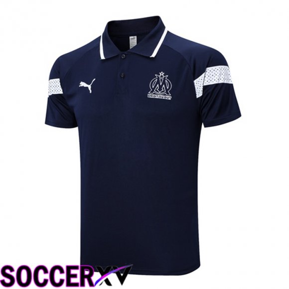 Olympique Marseille Soccer Polo Royal Bluee 2023/2024