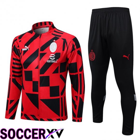 AC Milan Training Jacket Suit Red 2023/2024