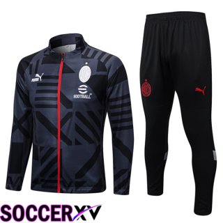 AC Milan Training Jacket Suit Black 2023/2024