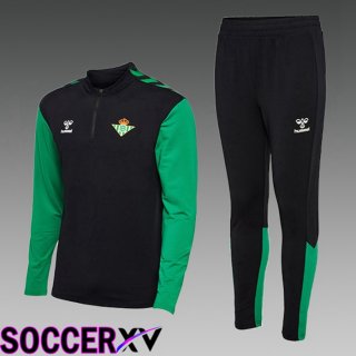 Real Betis Kids Training Jacket Suit Black 2022/2023