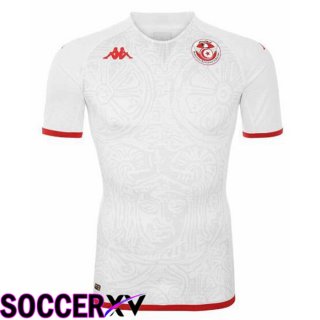 Tunisia Away Jersey White World Cup 2022