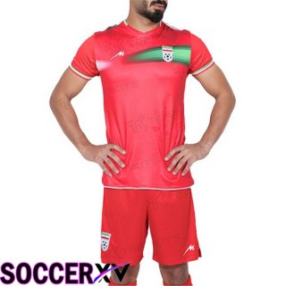 Iran Away Jersey Red World Cup 2022