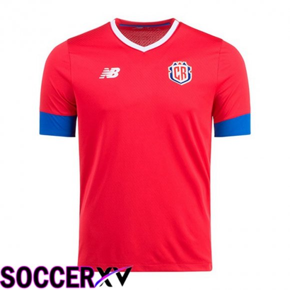 Costarica Home Jersey Red World Cup 2022