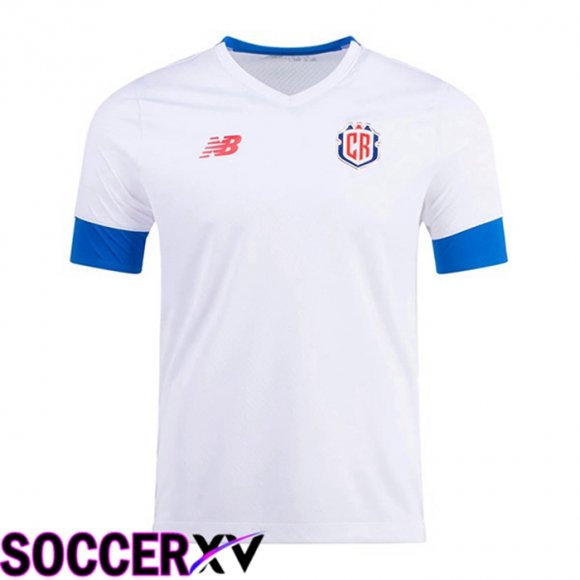 Costarica Away Jersey White World Cup 2022