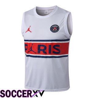 Paris Saint Germain Soccer Vest White 2022/2023