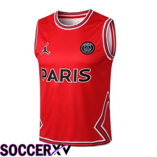 Paris Saint Germain Soccer Vest Red 2022/2023