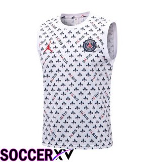 Paris Saint Germain Soccer Vest White 2022/2023