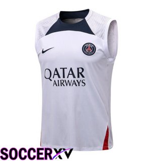 Paris Saint Germain Soccer Vest White 2022/2023