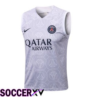 Paris Saint Germain Soccer Vest White 2022/2023