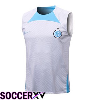 Inter Milan Soccer Vest White 2022/2023