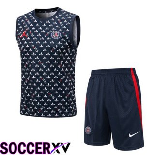 Paris Saint Germain Soccer Vest + Shorts Royal Blue 2022/2023