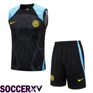 Inter Milan Soccer Vest + Shorts Black 2022/2023