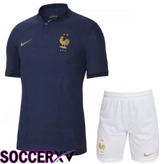 France Kids Home Jersey Royal Blue 2023/2023