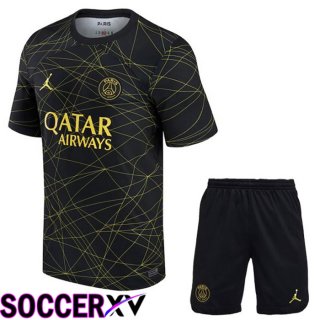 Paris Saint Germain Kids Soccer Jersey Fourth Black 2022/2023