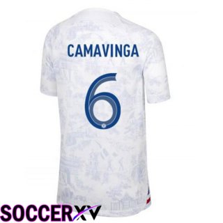 France (CAMAVINGA 6) Away Jersey White World Cup 2022