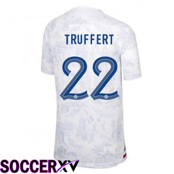 France (TRUFFERT 22) Away Jersey White World Cup 2022