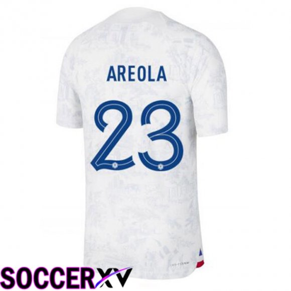 France (AREOLA 23) Away Jersey White World Cup 2022