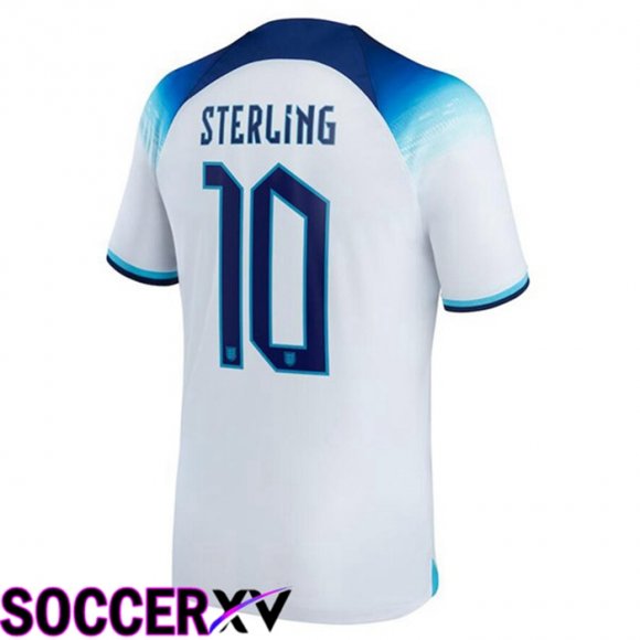 England (STERLING 10) Home Jersey White World Cup 2022