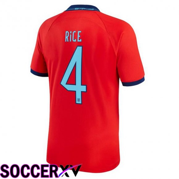 England (RICE 4) Away Jersey Red World Cup 2022