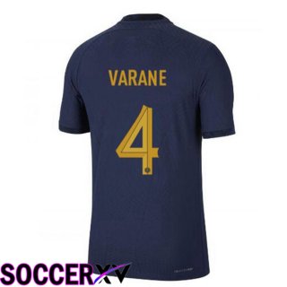 France (VARANE 4) Home Jersey Royal Blue World Cup 2022