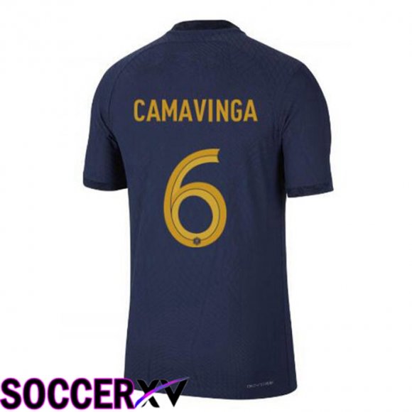 France (CAMAVINGA 6) Home Jersey Royal Blue World Cup 2022