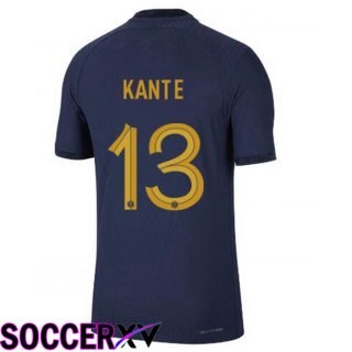 France (KANTE 13) Home Jersey Royal Blue World Cup 2022