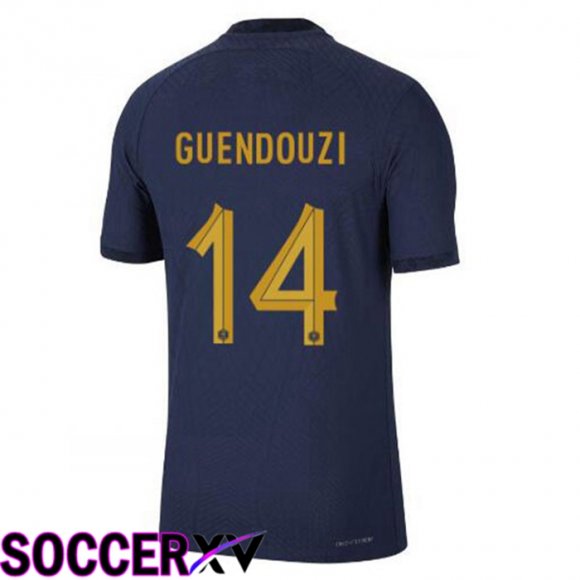 France (GUENDOUZI 14) Home Jersey Royal Blue World Cup 2022