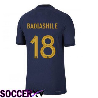 France (BADIASHILE 18) Home Jersey Royal Blue World Cup 2022