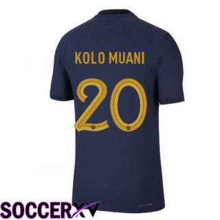 France (KOLO MUANI 20) Home Jersey Royal Blue World Cup 2022